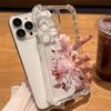 Flower Silicone Transparent Phone Case For iPhone 17 Pro Max 11 12 13 14 Plus 15 16 Pro 17 Air X XR XS Soft Bumper Cover