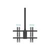 TooQ LPCE2286TSLI-XL-B Soporte de Techo para 2 Pantallas 43"-86" Negro