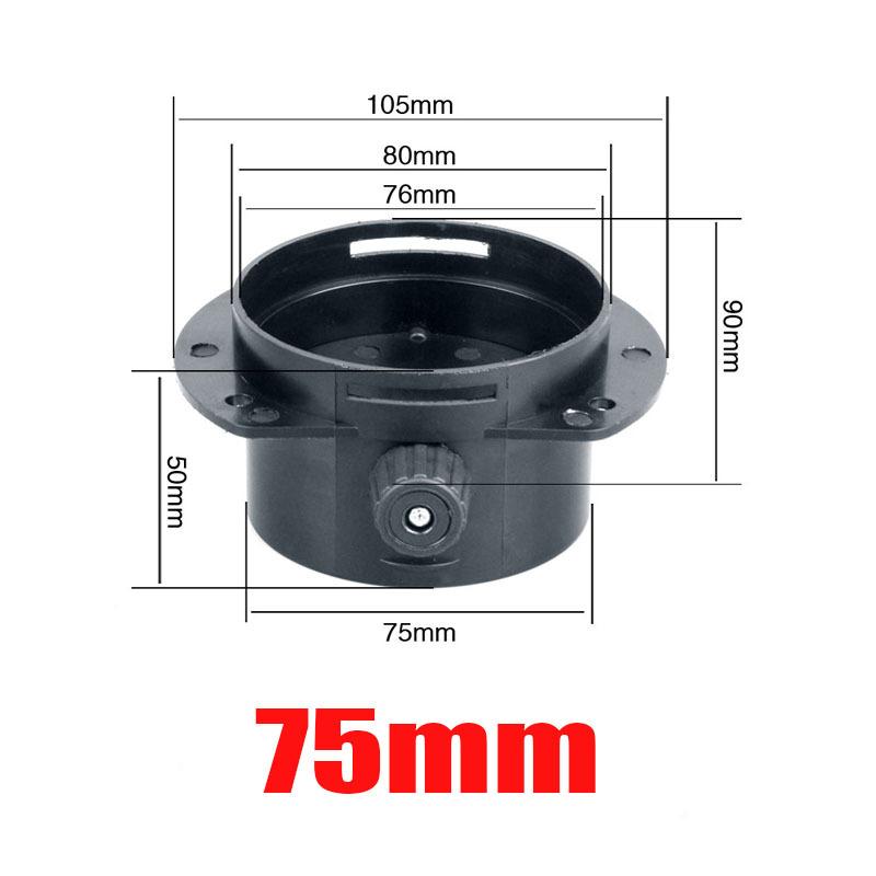 60/75/90Mm Ducting Reducer Outlet Adaptor Converter for Webasto Parts Parking Exhaust Pipe Connector Closable Open Regulatin