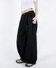 UMM Women'S Pintuck Back Elastic Wide Stretch Pants 3 Colors
