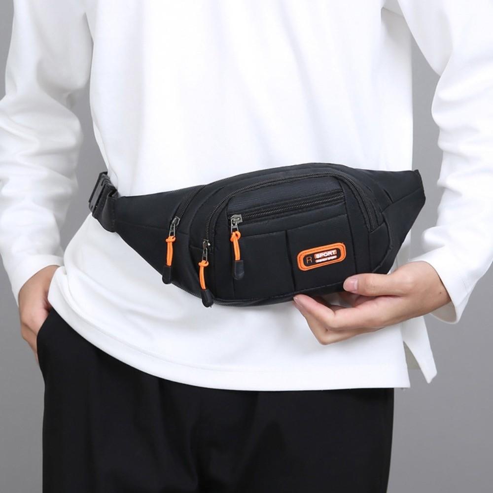 Waterproof Mobile Waist Bag Wear-resistant Sports Walking Bag Men Chest Bag Travel