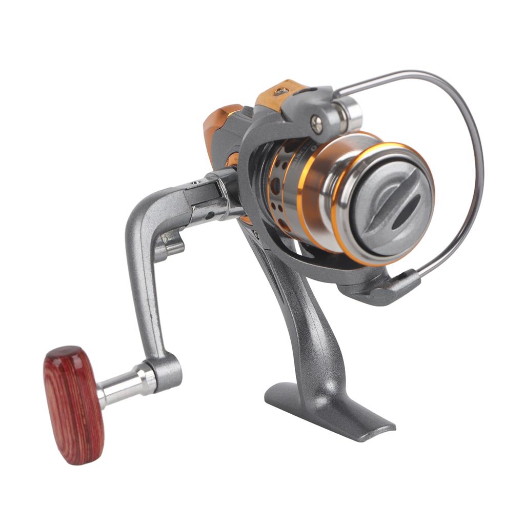 Portable 13 Shaft Metal Sea Fishing Rod Fishing Reel Fishing Accessory Silver Gray