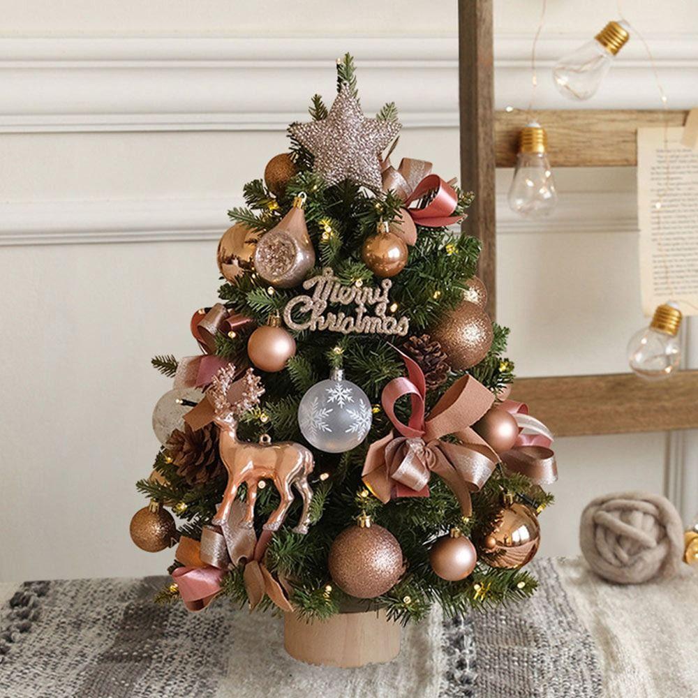 45cm DIY Christmas Tree Kit Artificial Pine Desktop Christmas Tree  Desktop Ornament