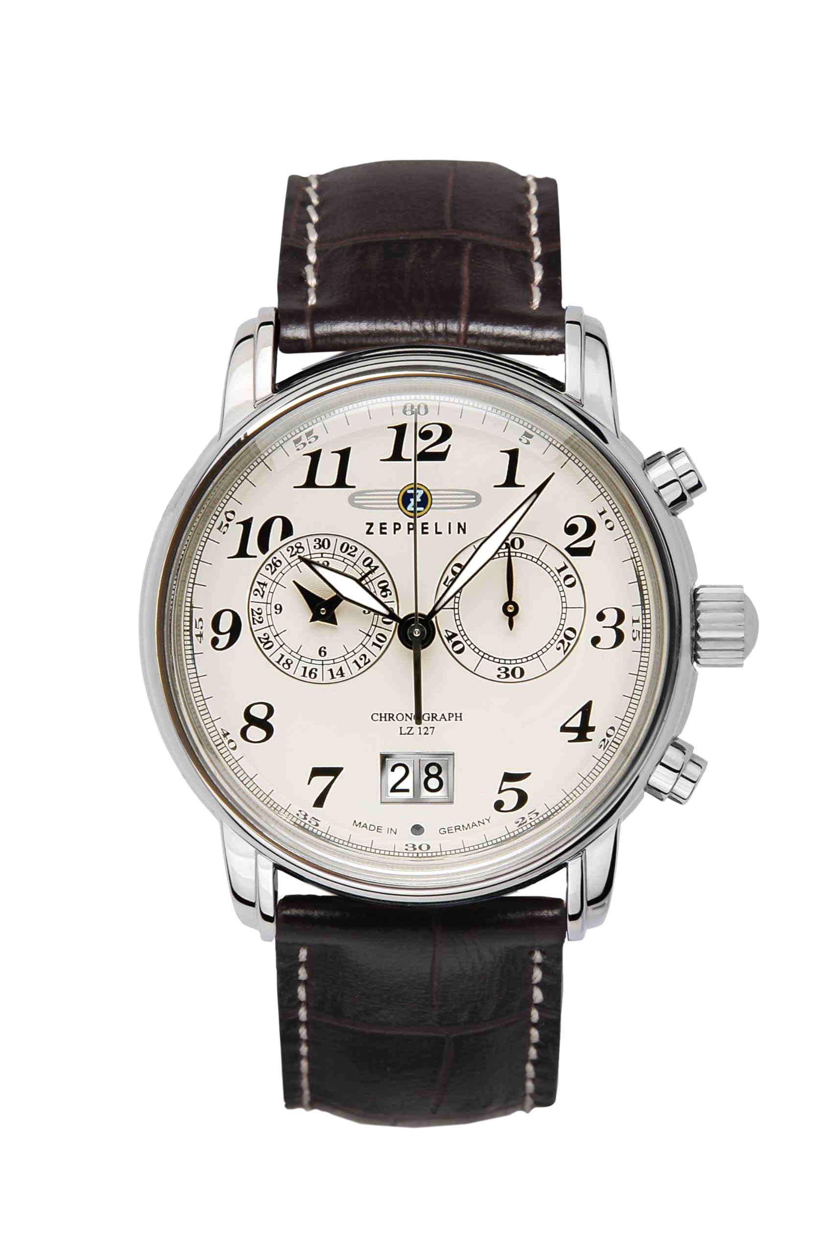

[Zeppelin] Wristwatch LZ127 Graf Zeppelin 7684-5-N Men s Brown [Used]