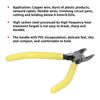 High Carbon Steel Diagonal Pliers Anti-slip SideCutting Pliers Wire Flush Cutters  Network Cables