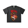 260 GSM Double Yarn 32 Count 100% Cotton Fire Force V1 Shinra Print Unisex Heavy Cotton T Shirt… More