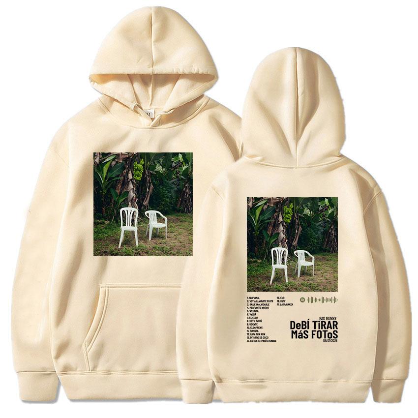 Women Clothes Bad Bunny DTMF Debí Tirar Más Fotos Hoodies 2025 Album Printing Sweatshirts Winter Casual Sudaderas Para Mujer