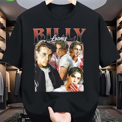 American Retro Men's Horror Movie Killer Clothing Shirt for All Seasons, Unisex Cotton Casual Fashion Street