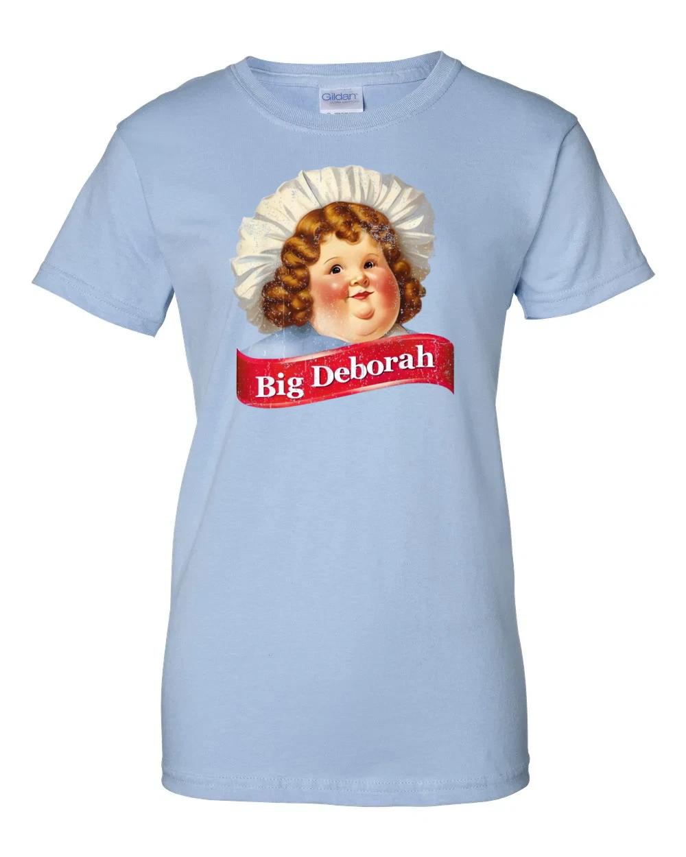

Ladies Big Deborah - Little Debbie Parody - Funny T-Shirt Women s S