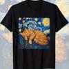 Star Cat Graphic Tshirts for Women Summer Casual Fashion Loose Funny Streetwear Tops Crew Neck Short Sleeve Tshirts Unisex