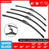 1pcCar Windshield Wiper Blades U-type Universal Soft Rubber Frameless Bracketless Car Wipers 14" 16" 18" 19" 20" 21" 22" 24" 26"