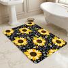 Sunflower Bees Living Room Nonslip Area Rug Soft Carpet For Bedroom Game Playroom Sofa Office Home Decor Doormat Christmas Gift C930136