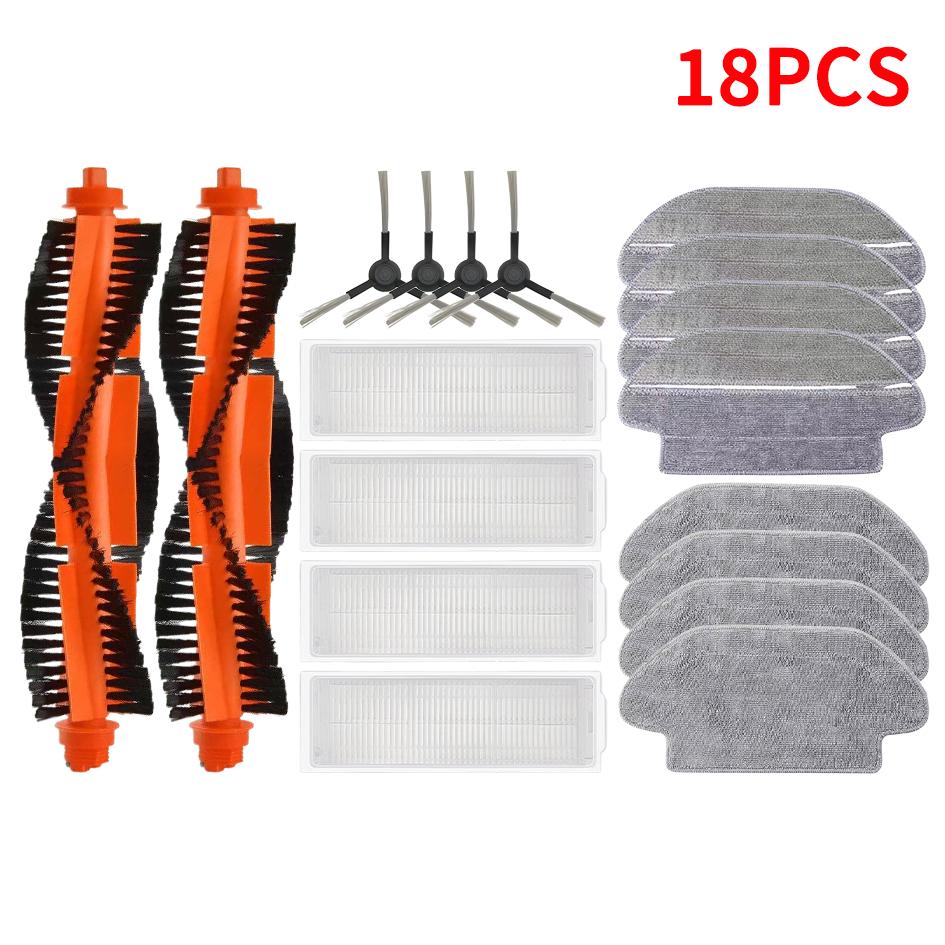 For Xiaomi Mi Robot Vacuum-Mop Pro STYTJ02YM Viomi V2 V3 SE Conga 3490 3690 Accessories Main Side Brush Hepa Filter Mop Parts