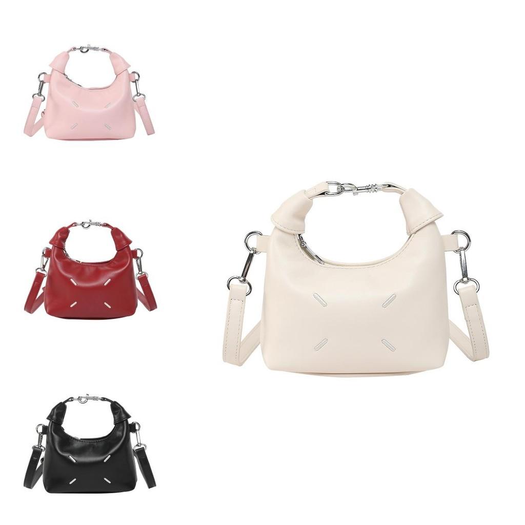 Color Solid Leather Single Shoulder Crossbody Bag Backpack Handbag Fashion Gift