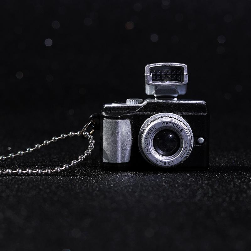 Luminous Flash Camera Pendant Necklace with Sound for Men & Women - Hip-Hop Retro Style