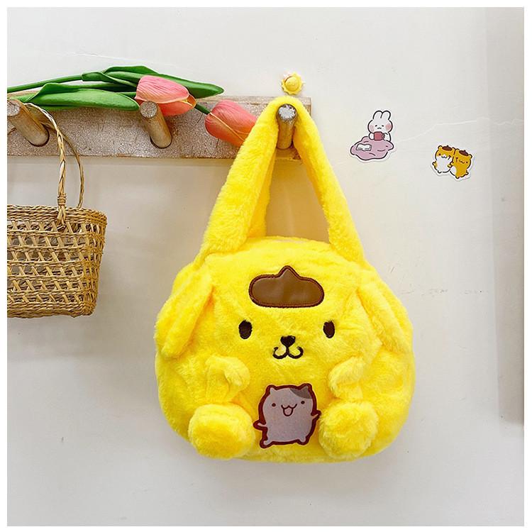 Fashionable Plush Cartoon Children's Bag Adorable Unisex Baby Shoulder Bag