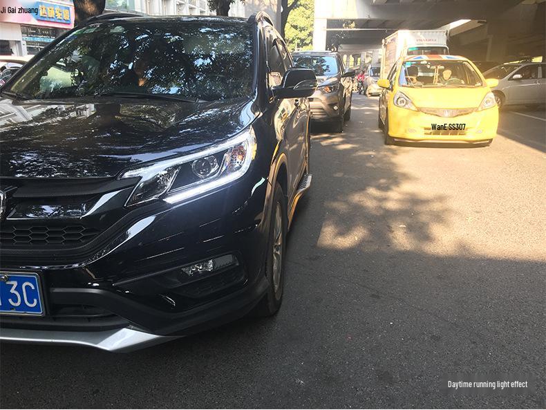 Laser Headlight Assembly: Upgraded Bi-Beam Bi-Lens DRL for 15-17 CRV