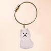 3Pcs Cat Hair Storage Box Keychain Transparent Acrylic Dog Hair Memorial Bottle Pet Hair Collector Container Key Ring Pet Owner Keepsake Gift