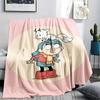 Hilda Printed Flannel Blanket, Soft Throw for Bedroom Sofa, Washable, Fan Merchandise, Great Gift.