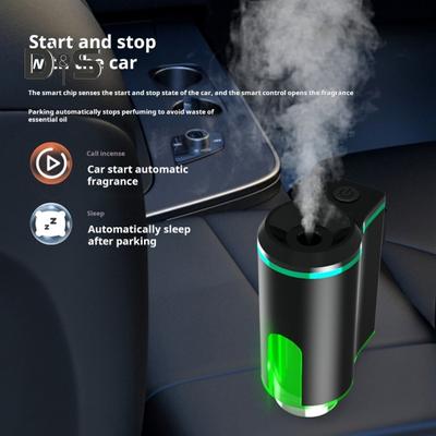 Intelligent Car Air Outlet Aromatherapy Diffuser Universal Easy To Install Rechargeable Smart Car Air Freshener with 3 Fragrance Modes
