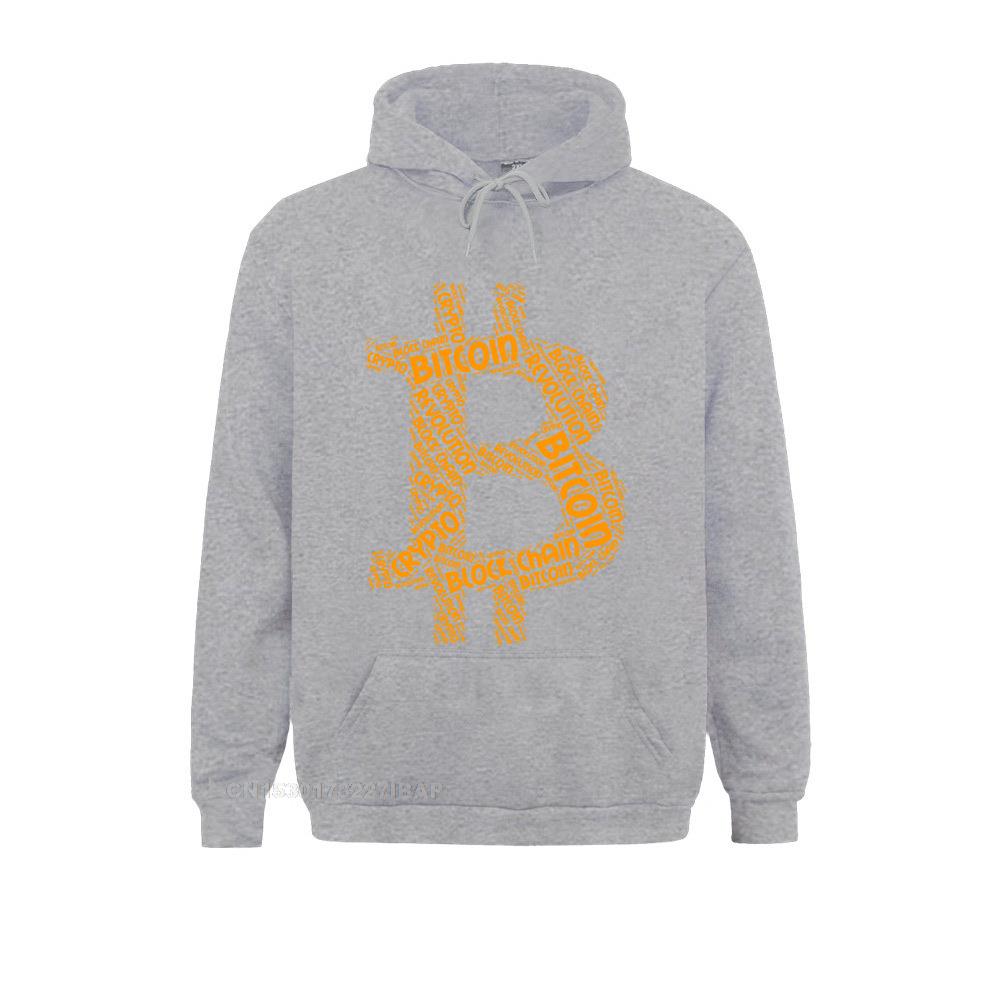Bitcoin Revolution Block Chain Crypto Word Harajuku Hoodies Cryptocurrency Crew Neck Hoodie Jacket Cotton Men