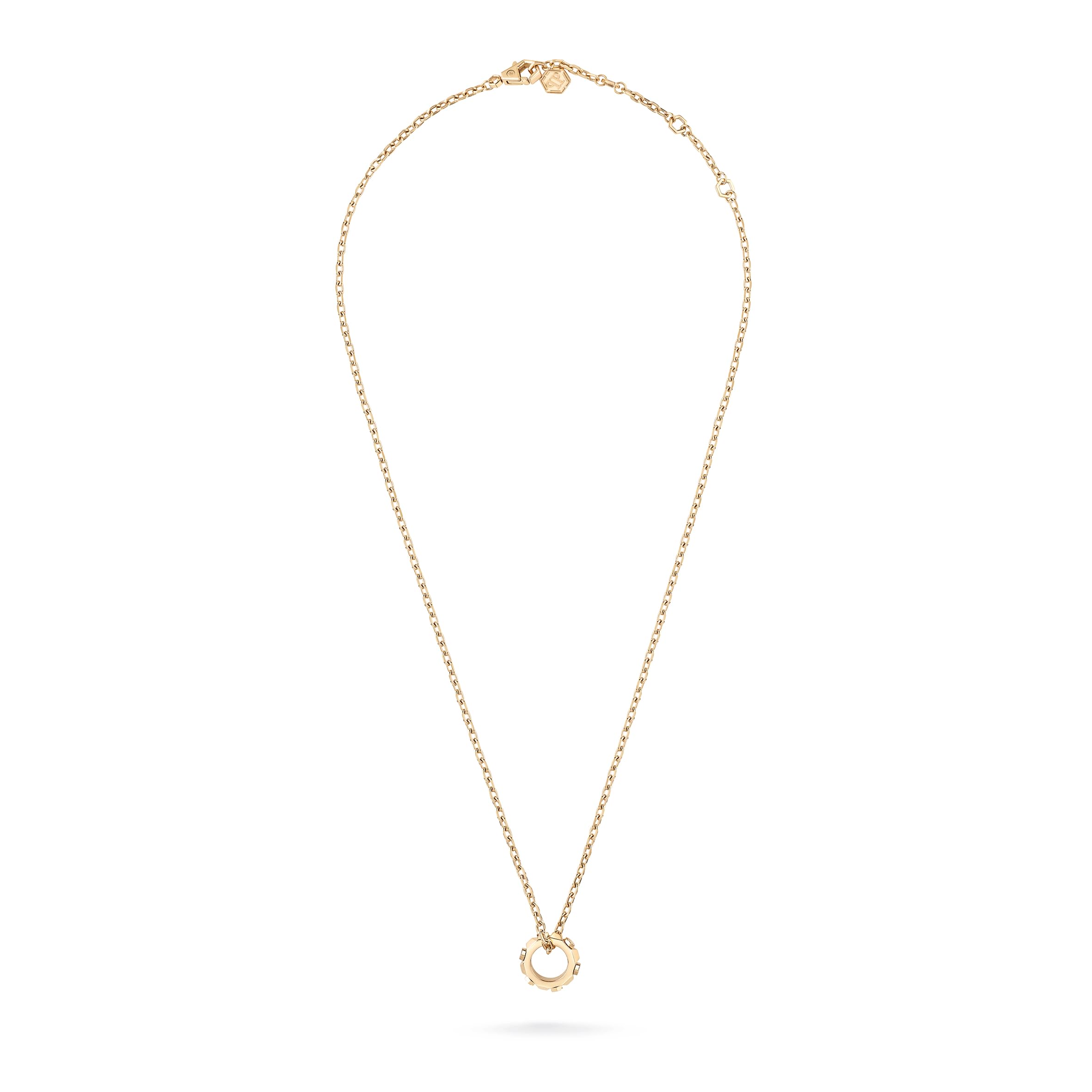 

Plein Accessories Necklace PLEIN CUFF PJ1EA16NU PLEIN CUFF gent IP Yellow Gold Necklace Yellow Gold Stainless Steel [Philip Jewelry] Men s [Item]
