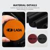 For Lada Auto Cup Holder Pad Anti-Slip Leather Durable Decoration Niva Vesta Granta Riva Samara Priora 4x4 Urban