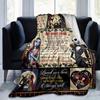 1pc, Cozy Home Decor Blanket: Jack and Sally's Eternal Love Perfect Gift for Bedroom, Living Room, Travel, Camping, Car