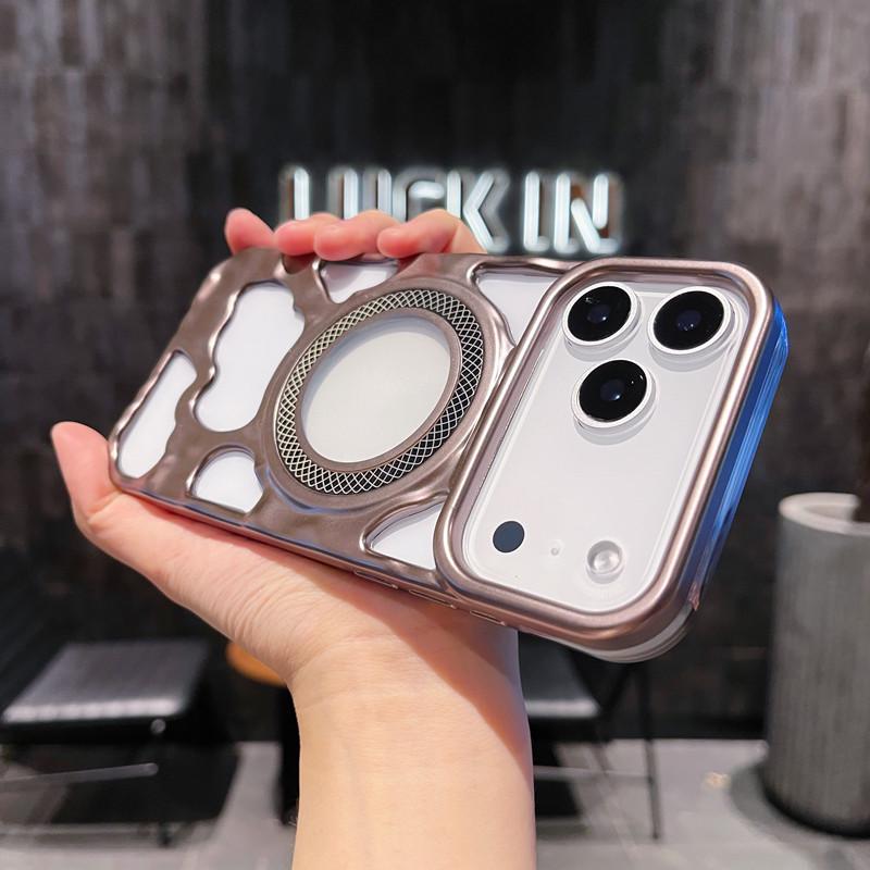 iPhone 17 Magnetic Case: Creative Design, Heat Dissipation, Anti-Drop, 15 Pro Max Compatibility iPhone 16