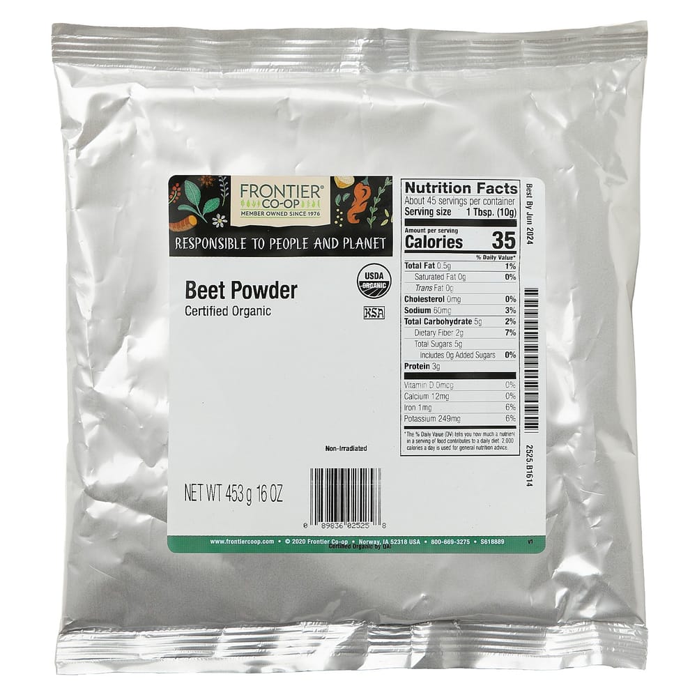 Frontier Natural Products Bio-Rote-Bete-Pulver 16 oz (453g)