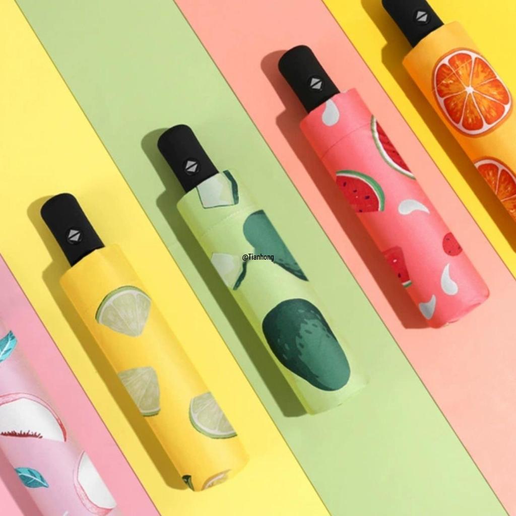 Extra Großer Faltbarer Doppelschirm für Frauen, Männer & Kinder - Vollautomatisch Sonnen- & Regenschutz