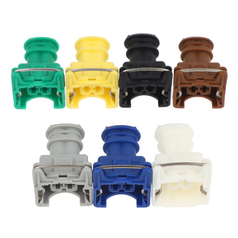 Auto Fuel Injector Connectors Sturdy Plastic Shell Anti-corrosion Universal Compatible for Most Vehicle Model Engine Parts