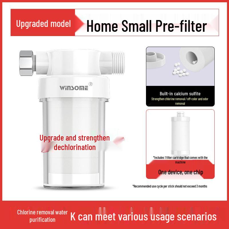 Water Filter for Heaters, Washers, Faucets, and Showers