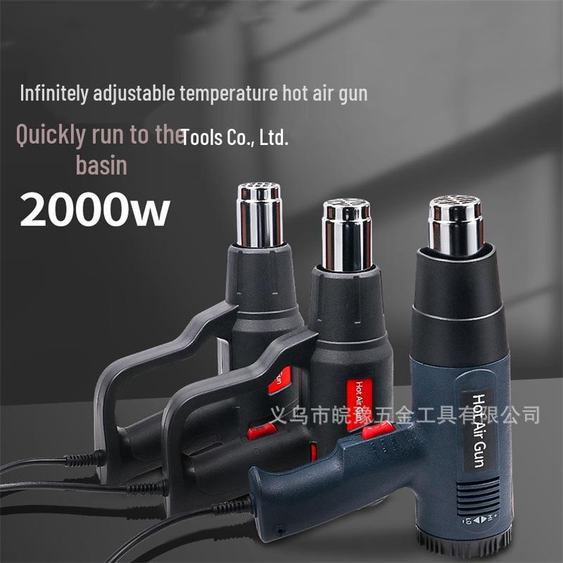 EU 220V Adjustable Temperature 2000W Heat Gun for Plastic and Car Wraps