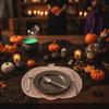 4PCS Waterproof Halloween Hollow Pumpkin Placemat Anti Slip Pumpkin Pot Mat  Thanksgiving