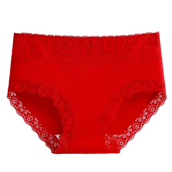 Intime Frauen Höschen Hohe Elastizität Täglichen Verschleiß Mittlere Taille Bequeme Wrap Spitze Höschen Weibliche Kleidung