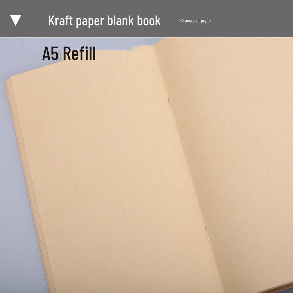 A5 Travel Planner Refill: Dot Grid Passport-Size Monthly Notebook Pages