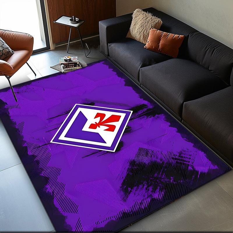 1PC rug Fiorentina Football Crest Carpet, Chair Rug,Area Rug for Office Bedroom living rooms bedroom, Doormat decor Christmas fan gifts