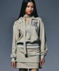 NYXX Snap Collar Sweatshirt_Scalf Set Light Khaki