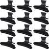 12Pcs Claw Clamps Hair Section Clamps Holding Tools Hair Styling Tools  Salon Use