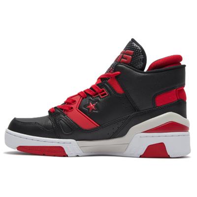 ERX Courtside Spiel Empired Rot Sport Trend Mittelhohe Vintage Basketballschuhe Unisex Schwarz und Rot