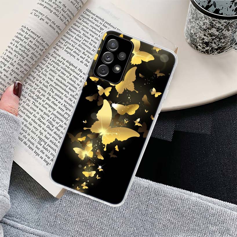 Butterfly Stand Phone Case for Samsung Galaxy A17 A16 A15 A14 A13 A57 A56 A55 A54 A53 A37 A36 A35 A34 A33 A26 A25 A24 A23 Galaxy