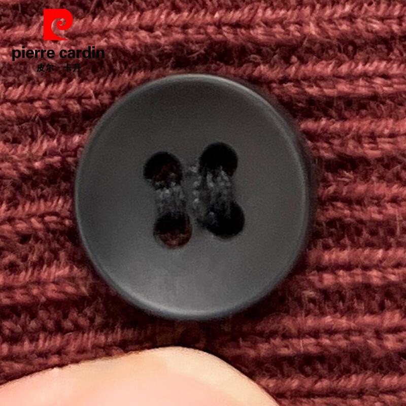 Pierre Cardin Men's 100% Pure Wool Stand Collar Sweater