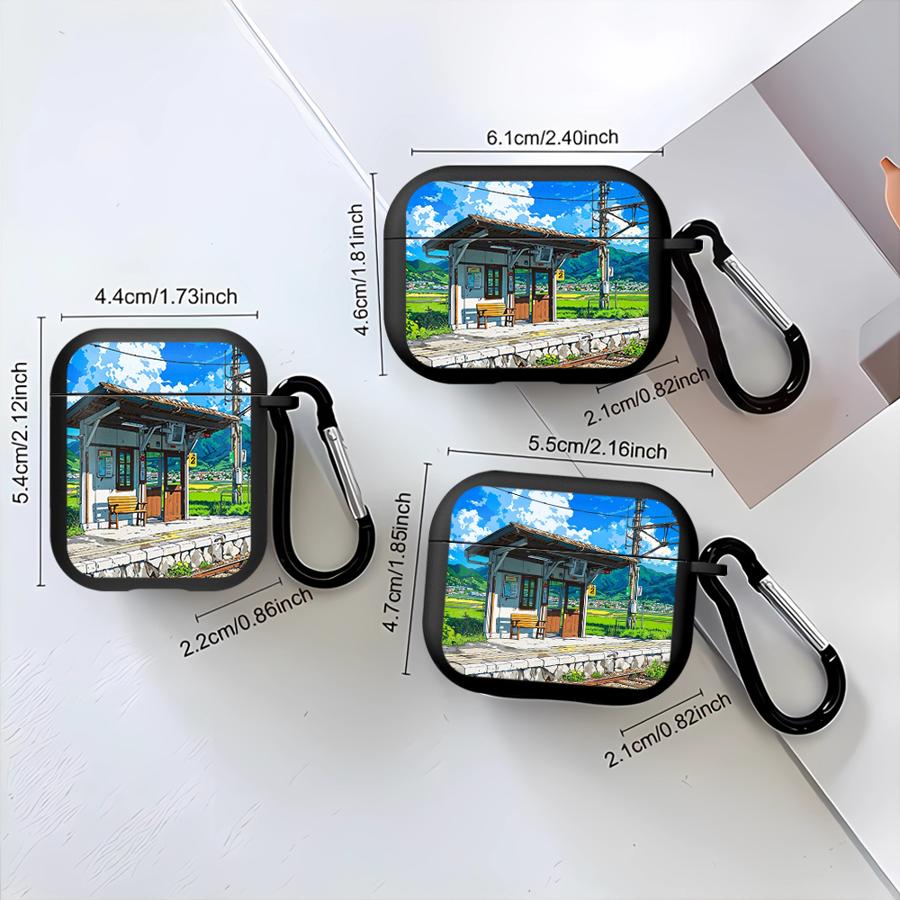 Clear Blue Sky Earphone Cases Cover Case For Airpods Pro2 4 1 Pro3 3 Pro 2
