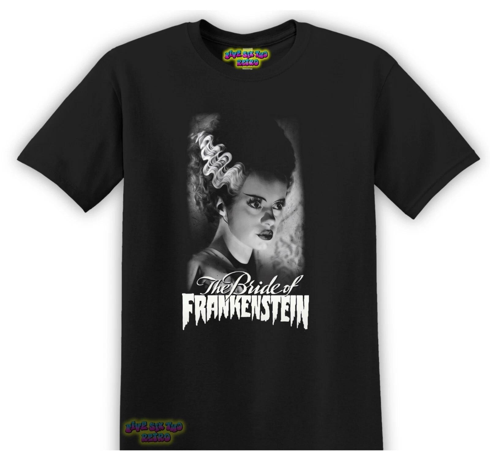 The Bride of Frankenstein Horror Black Men s and Women s T-shirts S-3XL S