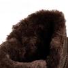Stivali da Neve Invernali da Uomo Resistenti all'Acqua Stivaletti da Passeggio in Finta Pelle Scamosciata Scarpe Calde con Fodera in Pile di Pelliccia Sintetica Suola Antiscivolo Stivaletti da Neve Corti alla Caviglia per Uomo