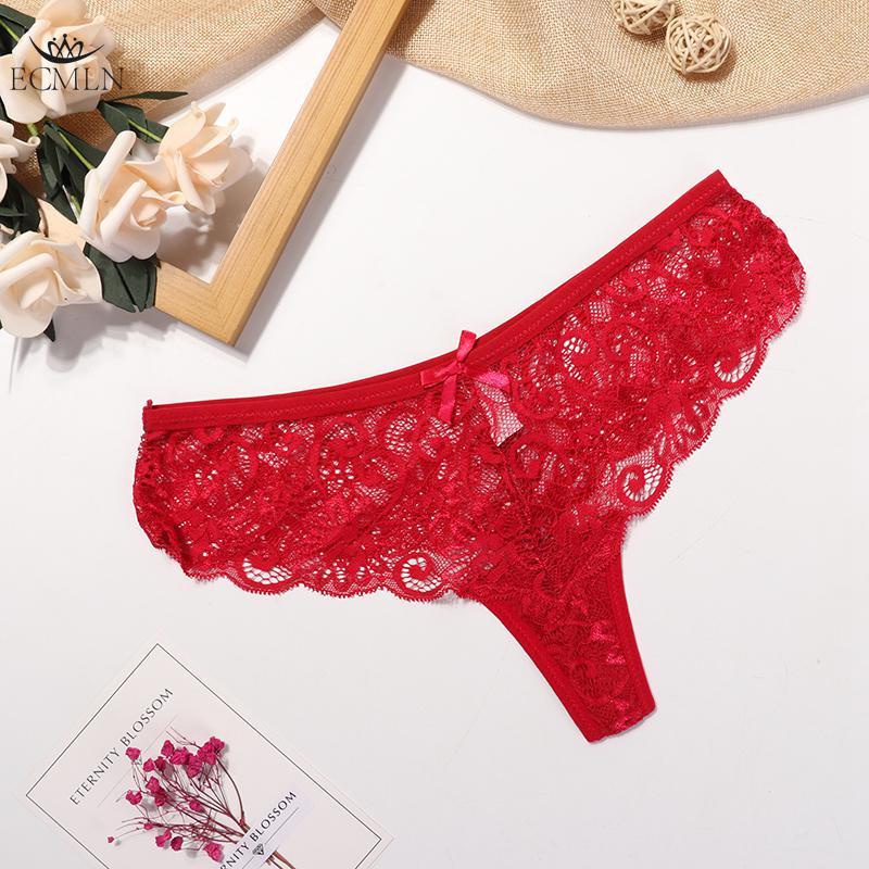 Women Low Waist Floral Briefs Solid Color Panties Women's Ladies Lingerie Underpants Thong
