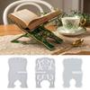 Unique Design Epoxy Resin Mold DIY Tool Reading Rack New Bookshelf Mold  Home Display
