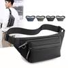 Oxford Cloth Waterproof Running Belt Fanny Pack With Multi-compartment Design And Adjustable Strap