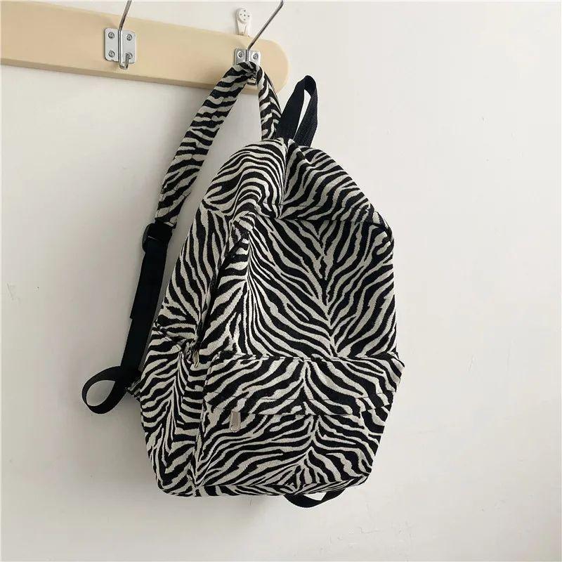 Women's Japanese Style Canvas College Backpack - Casual & Spacious